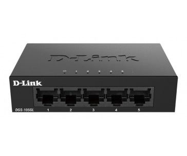 D-Link DGS-105GL 5-port Gigabit Metal Housing Desktop Switch