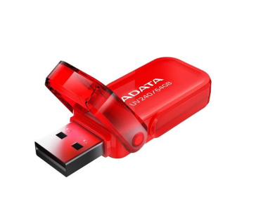 ADATA Flash Disk 64GB UV240, USB 2.0, červená