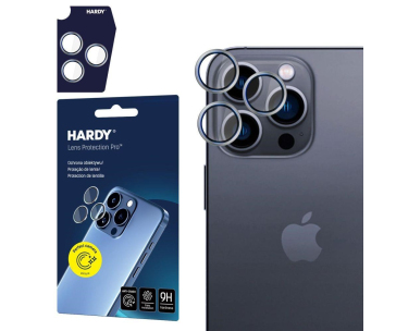 3mk Hardy Lens Protection Pro pro iPhone 16 Pro /16 Pro Max Titanium Silver