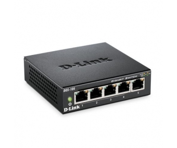 D-Link DGS-105 5-port Gigabit Metal Housing Desktop Switch