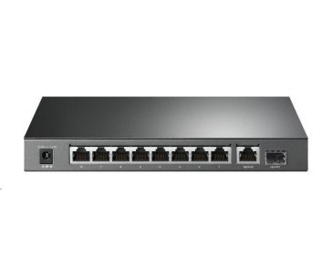 TP-Link CCTV switch TL-SG1210P (8xGbE, 1xGbE uplink, 1xSFP, 8xPoE+, 63W, fanless)