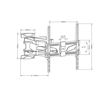 Otočný držák LCD Fiber Mounts M7C81