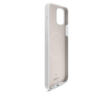 3mk Hardy Silicone MagCase pro Apple iPhone 15 Plus, Silver-White