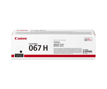 Canon TONER 067H černá pro i-SENSYS LBP631Cw, LBP633Cdw, MF651Cw, MF655Cdw, MF657Cdw (3130 str.)