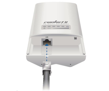 UBNT airMAX Rocket M2 [Client/AP/Repeater, 2,4 GHz, 802.11b/g/n, 28dBm, 2xRSMA] - rozbaleno