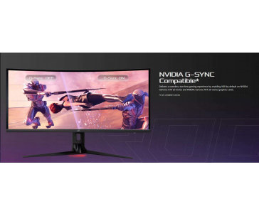 ASUS LCD 34" XG349C 3440x1440 CURVED ROG Strix Gaming 400cd UWQHD overclo.180Hz 1ms HDMI DP 135%sRGB, G-Sync IPS  repro