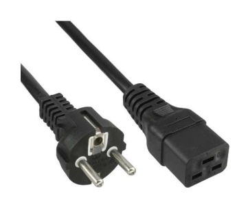 PremiumCord kabel síťový k počítači 230V 16A 1,5m  IEC 320 C19 konektor