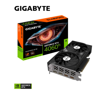 GIGABYTE VGA NVIDIA GeForce RTX 4060 Ti WINDFORCE OC 8G, 8G GDDR6, 2xDP, 2xHDMI