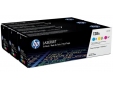 HP 128A CMY 3-pack LJ Toner Cart, CF371AM (1,300 / 1,300 / 1,300 pages)