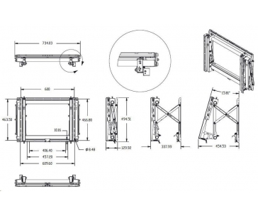 Vogel's PFW 6870 - pop-out modul pro videostěny