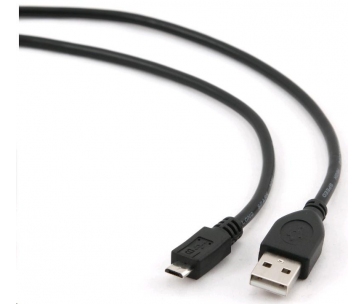 GEMBIRD Kabel USB 2.0 A-Micro B propojovací 0,5m (černý)