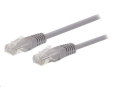 C-TECH kabel patchcord Cat5e, UTP, šedý, 5m