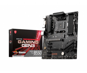 MSI MB Sc AM4 B550 GAMING GEN3, AMD B550, 4xDDR4, 1xHDMI, 1xDVI