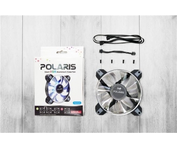 IN WIN ventilátor Polaris RGB Aluminium (twin pack)