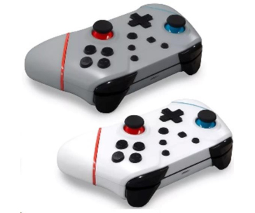 Armor3 NuChamp Wireless Controller Pack for Nintendo Switch (2in1) (White, Silver)