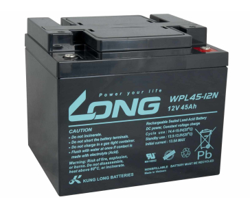 LONG baterie 12V 45Ah M6 LongLife 12 let (WPL45-12N)