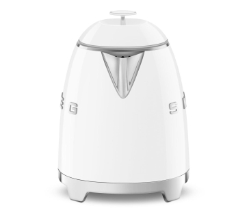 Smeg KLF05WHEU, mini rychlovarná konvice, 0,8 l / 3 šálky, 1400 W, styl 50. let, bílá