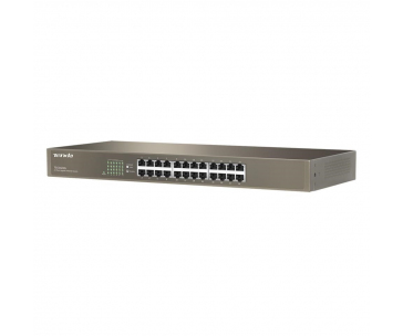 Tenda TEG1024G 24-Port Gigabit Ethernet Switch, 10/100/1000 Mb/s, Rackmount