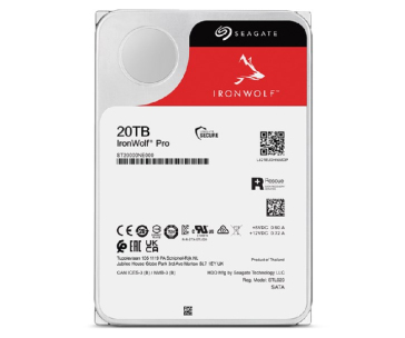 SEAGATE HDD 20TB IRONWOLF PRO (NAS), 3.5", SATAIII, 7200 RPM, Cache 256MB