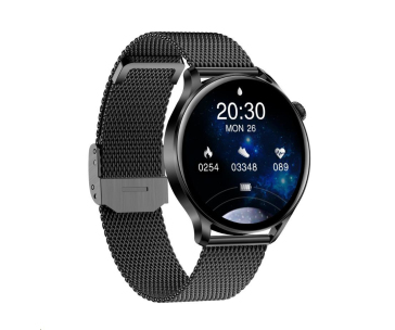 Garett Smartwatch Lady Elegance RT černá, ocel