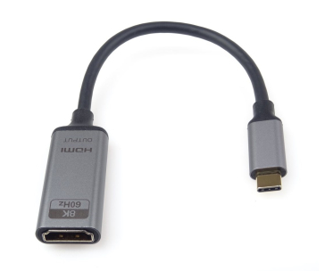 PremiumCord Adaptér USB-C na HDMI rozlišení obrazu 8K@60Hz,4K@144Hz, 20cm