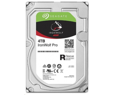 SEAGATE HDD 4TB IRONWOLF PRO (NAS), 3.5", SATAIII, 7200 RPM, Cache 128MB