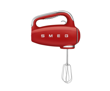 Smeg HMF01RDEU ruční mixér, 250 W, 9 programů, časovač, turbo, elektronický tempomat, červený