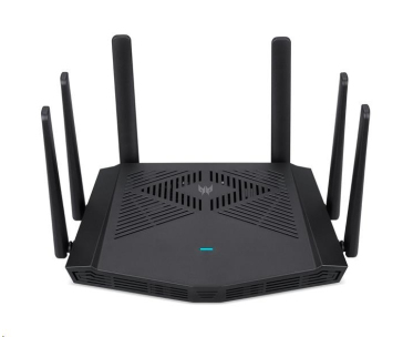 Acer Router Predator Connect W6x - Wifi 6 router, black, 802.11 a/b/g/n/ac/ax 2.4 GHz / 5 GHz, 4x4 MU MIMO