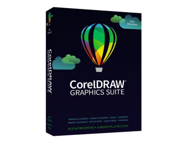 CorelDRAW Graphics Suite Education 365 dní obnovení pronájemu licence (5-50) (Windows/MAC)