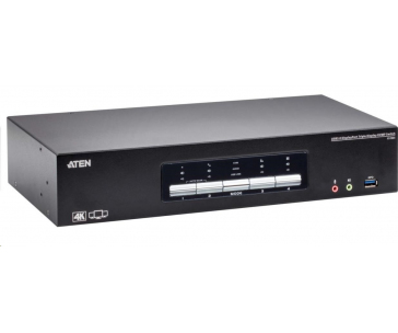 ATEN 4-port 4K Triple DisplayPort KVMP USB3.0, audio