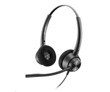 Poly EncorePro 320 with Quick Disconnect Binaural Headset TAA