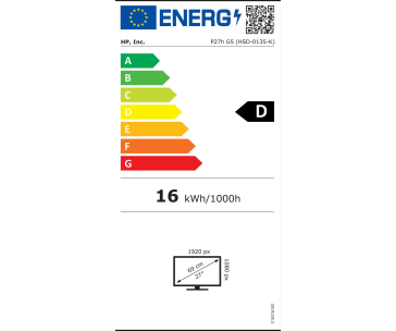 HP LCD P27h G5 27" FHD 1920x1080, IPS w/LED, 250, 1000:1, 5ms, DP, HDMI, VGA, 2x2W repro, low blue light