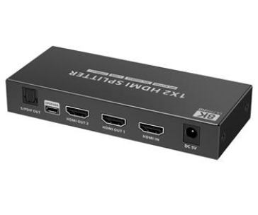 PremiumCord HDMI 2.1 splitter 1-2 porty, 8K@60hz, 4K@120Hz, 1080p, HDR+