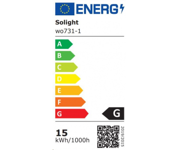 Solight LED venkovní osvětlení, přisazené, kulaté, IP54, 15W, 1150lm, 4000K, 22cm