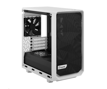 FRACTAL DESIGN skříň Meshify 2 Mini White TG Clear Tint, USB 3.1 Type-C, 2x USB 3.0, bez zdroje, mATX