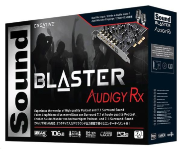 BAZAR - Creative Sound Blaster AUDIGY RX - int. zvuková karta - rozbaleno