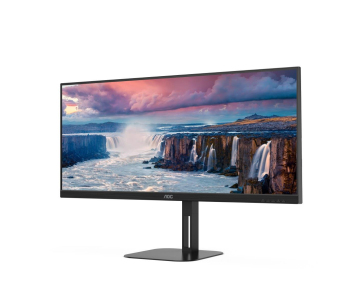 AOC MT VA LCD WLED 34" U34V5C/BK - VA panel, 3440x1440, HDMI, DP, USB, USB-C, nast vyska, repro