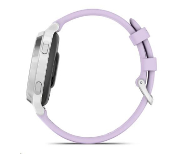 Garmin Lily® 2 Active, Silver / Purple Jasmine Silicone Band