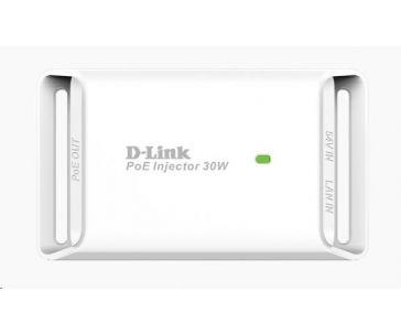 D-Link DPE-301GI 1-Port Gigabit 30W PoE+ Injector, 802.3at