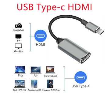 PremiumCord Převodník USB-C na HDMI, rozlišení 4K a FULL HD 1080p, kovové pouzdro