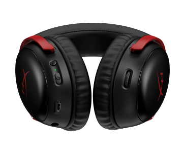 HyperX Cloud III Wireless BLK/RED GAM HEADSET - Sluchátka k PC