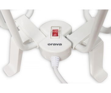 Orava SW-471 vysoušeč obuvi, 40 W, tepelná trubice, pro 2 páry bot, bílá