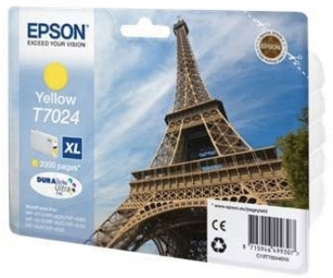 EPSON Ink bar WorkForce-4000/4500 - Yellow XL - 2000str. (21,3 ml)