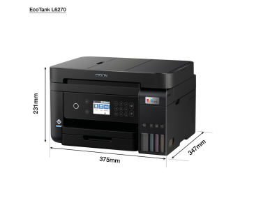 BAZAR - EPSON tiskárna ink EcoTank L6270, 3v1, A4, 1200x4800dpi, 33ppm, USB, Wi-Fi, LAN - poškozený obal
