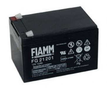 Baterie - Fiamm FG21201 (12V/12,0Ah - Faston 187), životnost 5let