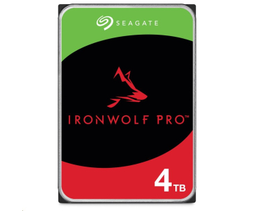 SEAGATE HDD 4TB IRONWOLF PRO (NAS), 3.5", SATAIII, 7200 RPM, Cache 256MB