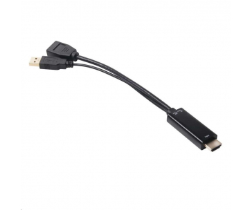 Club3D Adaptér HDMI 1.4 na DisplayPort 1.1 (M/F), USB napájení, 18cm