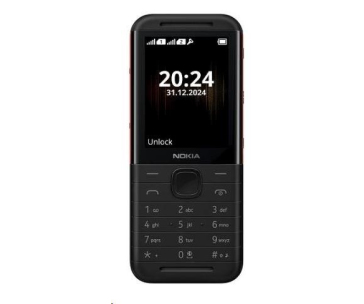 Nokia 5310 Dual SIM, černo-červená (2024), (CZ, SK, HU)