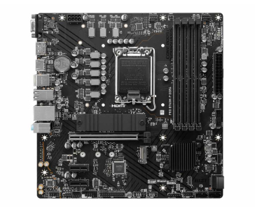 MSI MB Sc LGA1700 PRO B760M-P DDR4, Intel B760, 4xDDR4, 1xDP, 1xHDMI, 1xVGA, mATX