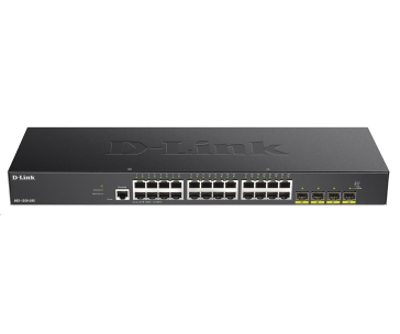 D-Link DGS-1250-28X 28-port Gigabit Smart Switch, 24x GbE, 4x SFP+